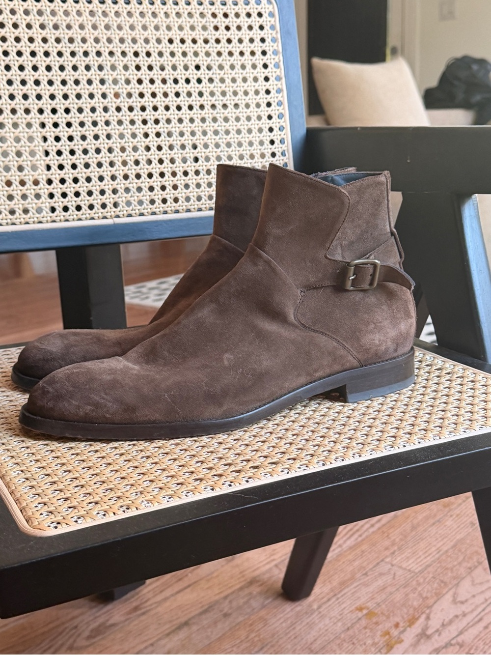 Men's Jo Ghost Brown Suede Boots